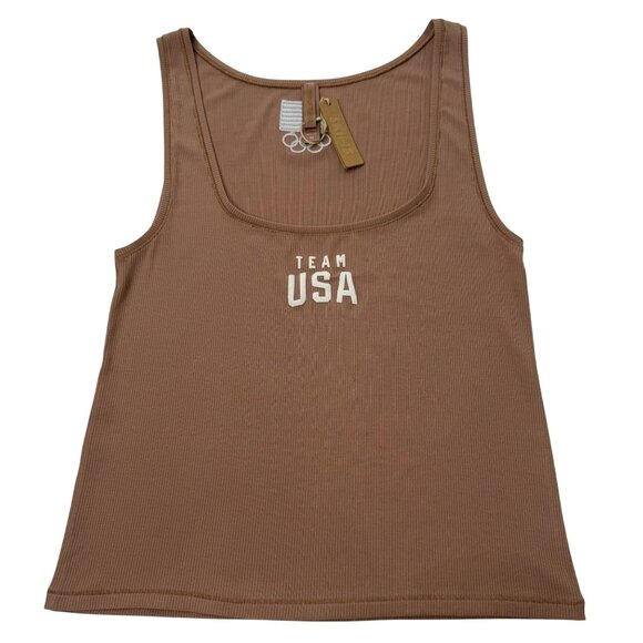 SKIMS Soft Lounge Rib Tank + Thong Team USA Sienna 2X - Picture 2 of 11